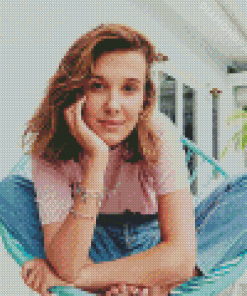 Young Millie Bobby Brown Diamond Paintings