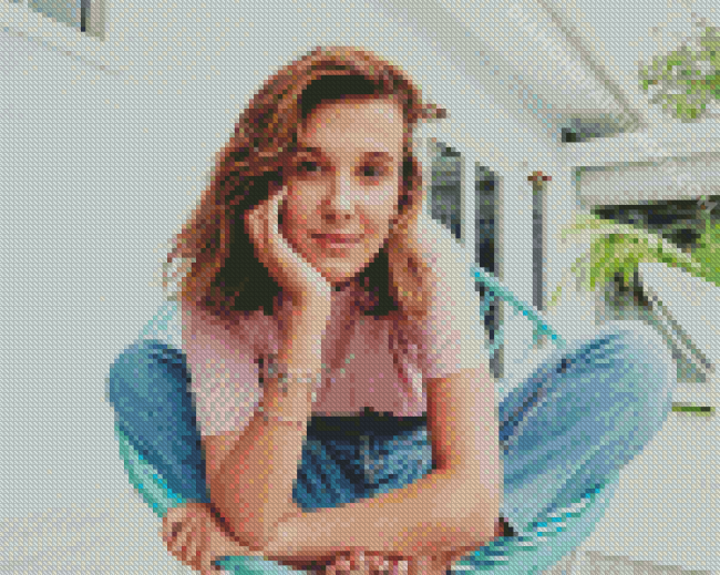 Young Millie Bobby Brown Diamond Paintings