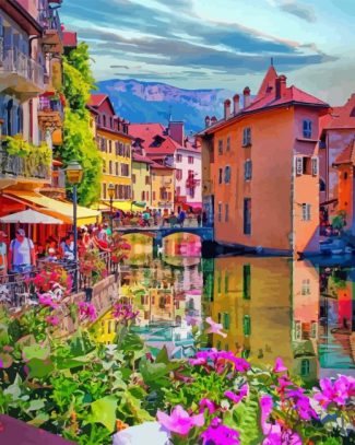 Aesthetic Annecy France Diamond Paintings