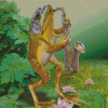 Aesthetic Frog With Sax Diamond Paintings