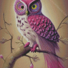 Aesthetic Purple Owl Diamond Paintings