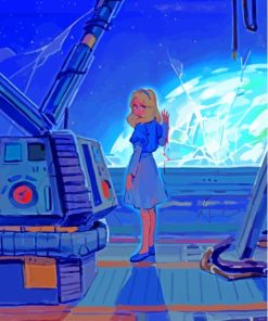 Cool Maria Robotnik Diamond Paintings