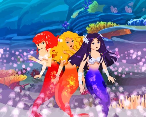 H2O Mermaids Diamond Paintings