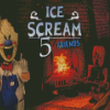 Ice Scream Poster Diamond Paintings