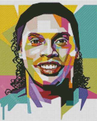 Ronaldinho Pop Art Diamond Paintings