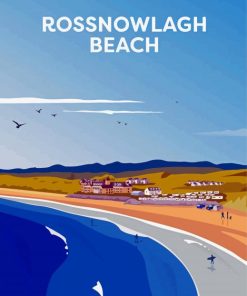 Rossnowlagh Beach Poster Diamond Paintings