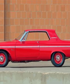Classic Red Plymouth Belvedere Diamond Paintings