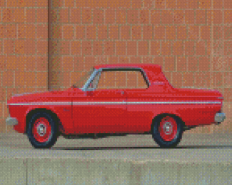 Classic Red Plymouth Belvedere Diamond Paintings