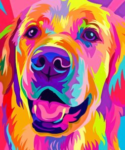Colorful Dog Diamond Paintings