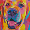 Colorful Dog Diamond Paintings