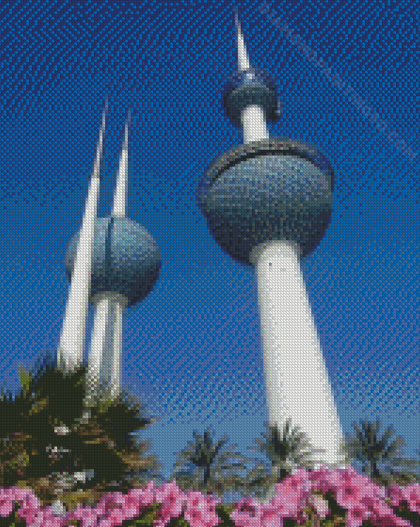 Kuwait Towers Diamond Paintings