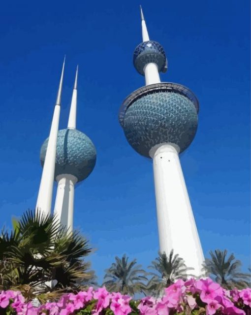Kuwait Towers Diamond Paintings