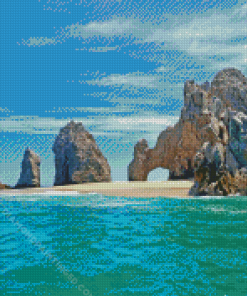 Lovers Beach Cabo San Lucas Diamond Paintings