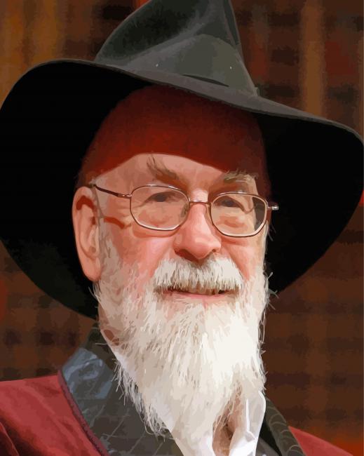 Terry Pratchett Author Diamond Paintings