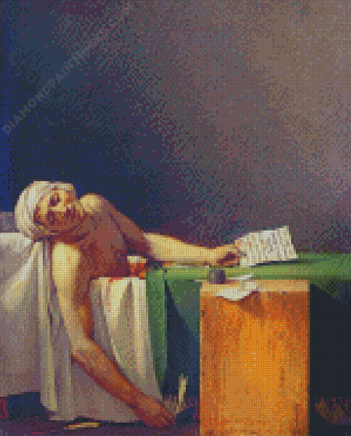 The Death Of Marat By Jacques Louis David Diamond Paintings