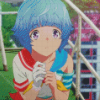 Uta Anime Girl Bubble Diamond Paintings