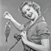 Vintage Woman With Fish Diamond Paintings