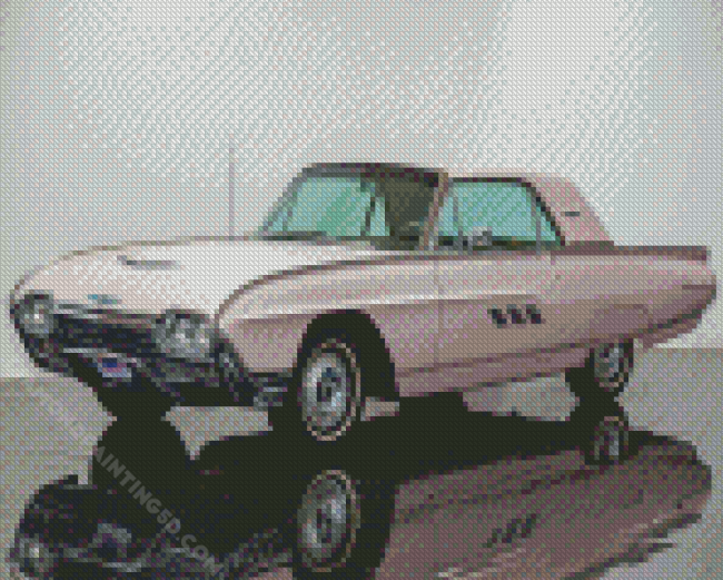 Aesthetic 1963 Ford Thunderbird Diamond Paintings