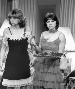 Black And White Laverne And Shirley Diamond Paintings