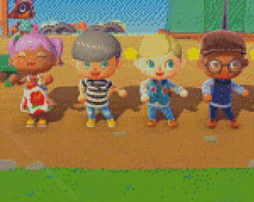 Cool Animal Crossing New Horizons Diamond Paintings