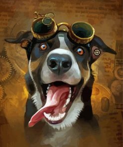 Steampunk Dog Diamond Paintings
