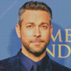 The Actor Zachary Levi Diamond by numbers