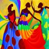 African Dancers Art Diamond Painting