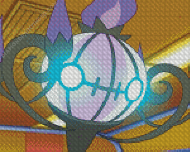 Chandelure Ghost Fire Diamond Painting