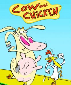 Cow And Chicken Poster Diamond Painting