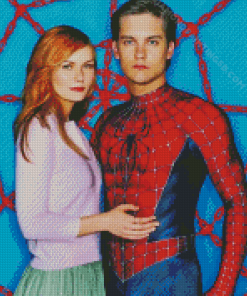 Kirsten Dunst And Tobey Maguire Diamond Painting