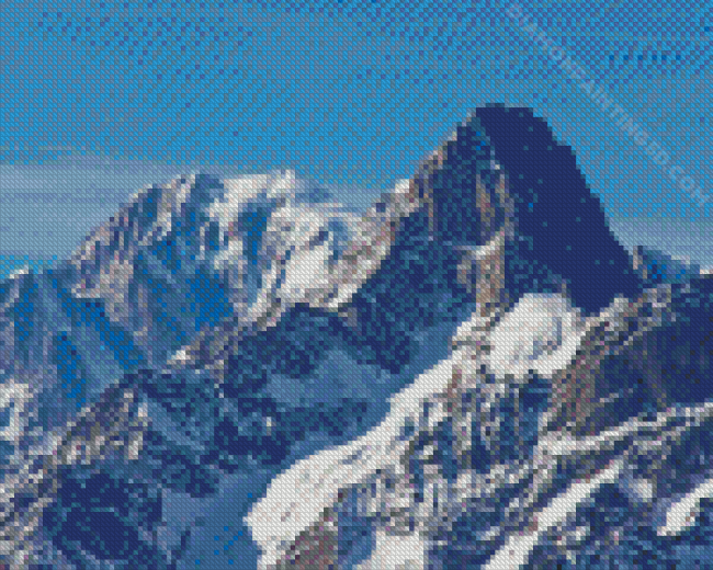 Mont Blanc Chamonix Diamond Painting