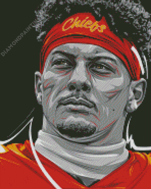 Patrick Mahomes 5D Diamond Painting