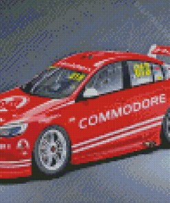 Red Holden V8 Commodore Diamond Painting