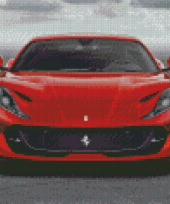 Red Ferrari F176 Diamond Painting