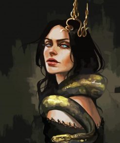Snake Woman Diamond Painting
