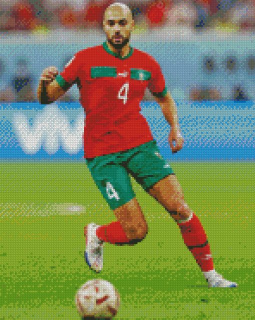 Sofyan Amrabat Diamond Painting