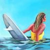 Surfer Girl Diamond Painting