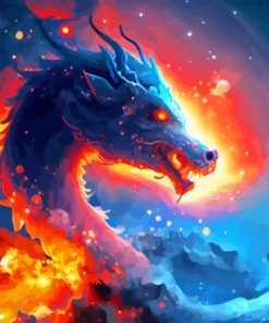 The Fire And Ice Dragon Diamond Painting
