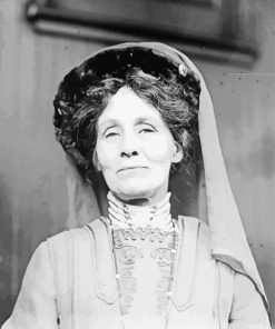 Black And White Pankhurst Diamond Painting