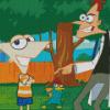 Phineas And Ferb Diamond Painting