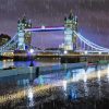 London In The Rain At Night Diamond Painting