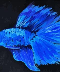 Blue Betta Fish Diamond Painting