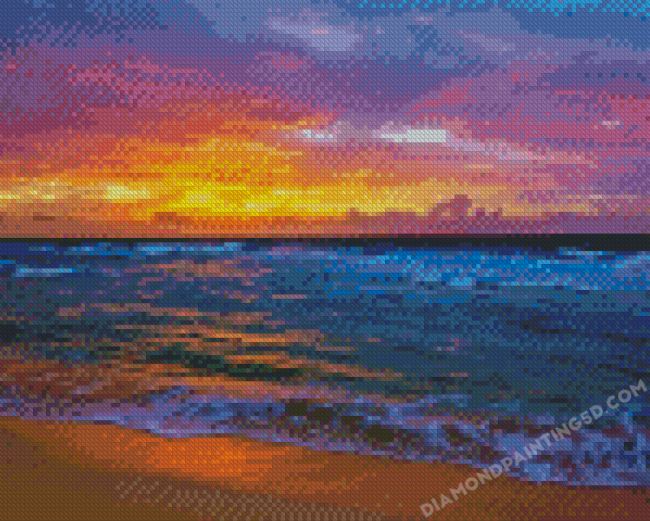 Beach Sunset diamond painting