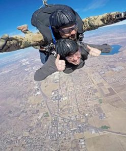 Skydiving Military Soldier Diamond Painting