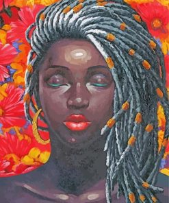 African Girl Diamond Painting