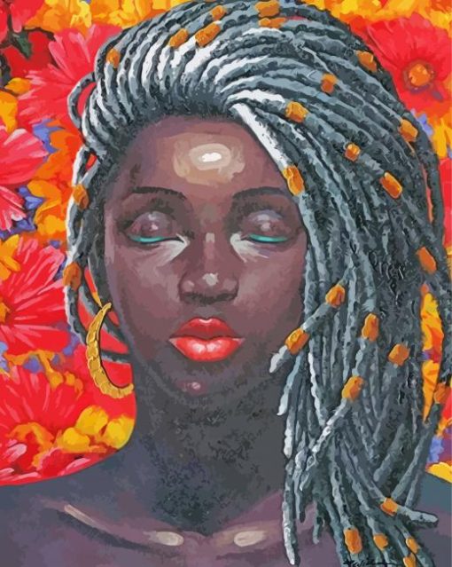 African Girl Diamond Painting