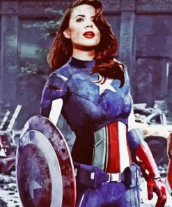 Agent Carter Captain America Diamond Painting