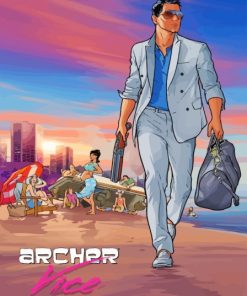 Archer Poster Illustration Diamond Painting