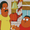 Brown From The Cleveland Show Diamond Painting