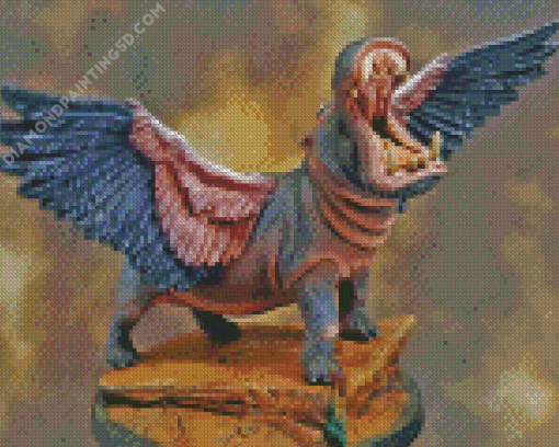 Hippo With Wings Diamond Painting